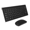 Sem fio e 2.4G USB Mini Teclado Mouse Combos Noiseless Teclado Ergonômico com Mouse Set PC Portátil TV