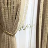 カーテンドレープモダンな新鮮な新鮮な美しい蝶刺繍光高級ハイエンド雰囲気カーテンリビングダイニングルームベッドルーム