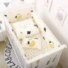 Zestawy 6PC/Set Blue Universe Design Crib Setding Pedding Bawełniany maluch bielizny dla dzieci obejmują łóżeczkowane poduszki