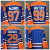 2022 Reverse Retro 97 Connor McDavid Hockey Jerseys 99 Wayne Gretzky 29 Leon Draisaitl Orange 93 Ryan Nugent-Hopkins 91 Evander Kane 36 Jack Campbell Classic Shirts