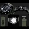 Smael merk mannen mode waterdichte stopwatch analoge quartz horloge heren sport horloges casual digitale klok mannelijke relogio masculino x0625