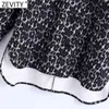 Kobiety Vintage Duże Kieszenie Patch Leopard Drukuj Koszula Płaszcz Kobieta Z Długim Rękawem Nieregularne Kurtki Casual Chic Topy CT633 210416