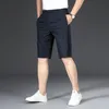 Summer 2021 Men's Fattening Plus Size Elastic Waist Capris Fat Thin Shorts Jeans