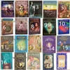 220 Styl Tarot Karty gry Oracle Golden Art Nouveau The Green Witch Universal Celtic Thelema Steampunk Tarots Deck Gry DHL Hurtownie