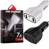 Snabba Quick Charge 3 USB-portar Typ C PD 35W 7A Auto Billaddare till iPad iPhone 7 8 x 11 12 13 Samsung S7 S8 Android-telefon