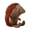 Nordic Forest Animal Linen Hedgehog Doll Pillow Stuffed Plush Toys Home Decor 210728