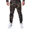 Heren Trainingspakken Mannen Slanke Sportwear Suit Hoodies en Sweatpants Camouflage Lange mouwen Training Broek Rits Sweatshirt Heren Zweetbroek