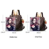 backpackLadies Qualified Leather Print Pattern Backpack Women Luxury Brand Design Double Shoulder Traval Casual Bacpacks1011771