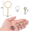 Keychains R3MC 450x Färgglada nyckelkedjor med nyckelkedjor inklusive 90x nyckelring med 180XJUMP 180XSCREW Eye Pin Bulk 6 Cololr186L7792849