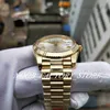 Men Size Watch BPF Wersja Asia 2813 Ruch męski V2 Srebrna tarcza Crystal Gold Pasp Sapphire Glass 40 mm Super Factory Dive 197a