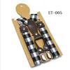 Kinderen bretels Mode Kinderen Plaid Braces voor Jongens Meisjes Luxe Verstelbare bretels Bruiloft Ties Accessoires Nieuwste Zwart Rood Controleer Xmas Geschenken