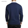 Bomull Cardigan Tröja Män Kläder Långärmad Stickad V-Neck Sweaters Solid Knapp Anpassa Casual Pull Homme Kläder 210918