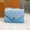 Carteras de moda estilo veraniego diseño de logotipo de Color degradado clásico con cremallera superior cartera larga para mujer monedero de alta calidad