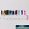Pulverizador de garrafas 10 cores 100 peças / lote 5ml mini perfume de vidro colorido portátil com atomizador recipientes cosméticos vazios para viagem