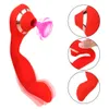 Itens de massagem Mover Estimular Ponto G Massageador Sugador de Mamilo Vibrador Dildo Dedo Uso Duplo Silicone Clitóris Sugador Sex283S