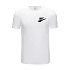 2022 lato 100% bawełna męska biała koszulka z krótkim rękawem męska koszulka z krótkim rękawem logo marki koszule topy Tee odzież męska wysokiej jakości