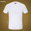 PP Fashion Men's Designer Slim T-shirt Zomer Streute Regging Round Neck Shirt T-shirt Schedels Print Tops Streetwear Collar Polos M-XXXL P88305