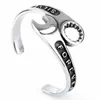 Hip-hop Wrench Bracelet Spanner Lever Tool with Forever Jewelry Q0717