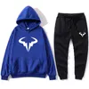 2021Men's hoodie tracksuit men Nadal Natto Bull sportswear pullover sweater + sweatpants jogging pullover men 2XL sport suit for H1108