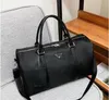 Sac de voyage en nylon noir de haute qualité Hommes Sacs Duffel Triple Mens Poignée Bagages Gentleman Business Fourre-tout Sacs à main avec épaule Stra294G