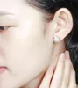 Amour coeur boucle d'oreille 925 argent boucles d'oreilles 2020 Bijoux AAA CZ Zircon pour les femmes à la mode