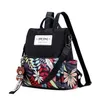 Multifunction Backpack Women Waterproof Oxford Bags Female Anti Theft Back pack Schoolbag Girls Floral Printed Travel Backbag X0529