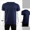 Nouveau Tshirt Anti-fouling Tshirt imperméable pour hommes à manches courtes sports de plein air technologie noire couleur pure respirant séchage rapide X0621