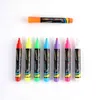 8 kleuren vloeibaar krijt marker wisbaar glas keramiek maker pen Gemakkelijk wissen voor promotie kerst scrapbooking manta stationer 2111104