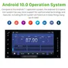 7 tum 2din Android 10 Bil DVD Multimedia Player GPS-navigering för Universal Toyota Corolla Camry Land Cruiser Hilux Prado