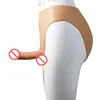 Silicone Strap-on Dildo Elastic Calcinhas Realistas Dildos Dildos Desgaste Calças Masturbação Dispositivo para Mulher Lesbian Strap em Penis Sex Toy
