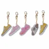 4/5pcs DIY Full Drill Special Diamond Painting Keychain Cartoon Owl Cake Women Bag Pendant Keychains Jewelry Key Ring Gifts