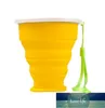300ml Folding Cup Portable Silicone Travel Coffee Tea Mug Outdoor Camping Cup Retractable Collapsible Outdoor Travel Water Cup
