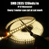 Strips 220V LED Strip Waterproof IP67 120LEDs/m Outdoor Ribbon Rope White/Warm White 2835 Light +EU Switch Plug