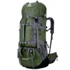 Outdoor-Taschen 60L Multifunktionale Regenhülle Wasserdichte Wandersportrucksack Klettertasche Camping Trekking Reiserucksack für Männer