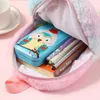 STOCK DHL 23cm big size Plush Unicorn Backpack Children's Cartoon School Bag Cute Unicorn-Bag Unicorn-Backpack Bags Mini Pink Back Pack Schoolbag 5921