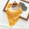 Аксессуары для волос Женщина Boho Parted Flroal Carrf Girls Satin Bandanas Headwear Эластичная головка для волос Hijab Headdress