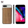 Le plus récent étuis de téléphone portable étui de couverture arrière en métal en bois personnalisé pour iPhone 11 12 Pro X Xr Xs Max coque de mode en gros 2021