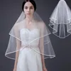 Veli da sposa Stile moda Fatti a mano Poliestere Generoso Sposa Accessori da sposa Velo di pizzo per feste Bellissimo regalo per donna9381960