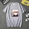 T-shirt Anime Tokyo Ghoul ronde hals Casual korte mouw man doek Y0809