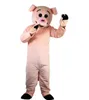 Vente d'usine Eva Material Mascot Costumes Pig Mascot Costume Halloween Christmas Fancy Party Robe Cartoon Characon Carnival