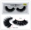 Make Wimpers 3D Faux Mink Wimpers Pluizige Zachte Piekerige Volume Natuurlijke lange Cross Valse Wimper Herbruikbare Lash