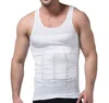 Menss Slimming Body Shaper Shapewear Abs Buken Compression Skjorta för att dölja Gynecomasti Moobs Träningslinnen Undertröjor