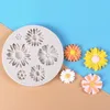 Daisy Wild Chrysantheme Blumenform Silikonform Sugarcraft Schokolade Cupcake Backform Fondant Kuchen Dekorieren Werkzeuge