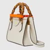 5A+ Top Quality Diana Bamboo Tote Bag With Original Box Designer Handbag Genuine Leather Shoulder Bags Womens Purse Pochette