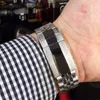 Klockor för män Automatisk mekanisk klockkeramisk Bezel Life Waterproof Arvwatch Sapphire rostfritt stål armband 40mm affärsarmsur Montre de luxe