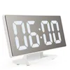 Other Clocks & Accessories Desktop Digital Portable Alarm Clock Bedroom LED Mirror Home Multifunction Table USB Snooze Decor Accurate Large