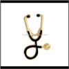 Pins Nurse Pins Medical Brooches For Women Fashion Colorful Metal Stethoscope Enamel Jewelry Men Jackets Badges Aessories