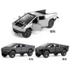 Pick-up legering auto model return force akoestisch-optische off-road diecast voertuig truck trailer stuurbox kind speelgoed kerstcadeau