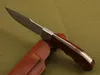 Excellente qualité Damas Hunting Couteau rouge Rose Rosewood Gandage 58hrc Blade Camping Randonnée Couteau de survie couteaux Collectable