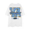 Männer Frauen T-shirt Baumwolle Street Hip Hop Blau Brief Grafik Druck T Shirt Top T Lose 2022 Frühling Sommer Übergroßen t-shirt G1224